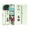 Disney The Nightmare Before Christmas Glow in the Dark Temporary Tattoos 2 Sheets Pack of 4