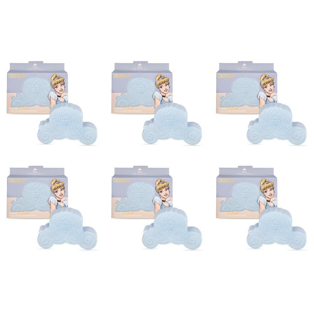 Disney Princess Cinderella Carriage Bath Fizzer Pack of 6