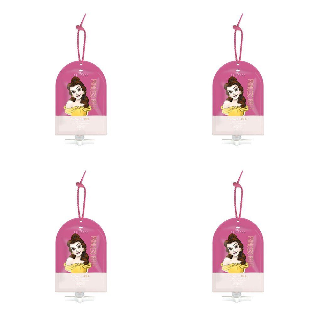 Disney Princess Belle Shower Gel Dark Fruits 200mL Pack of 4