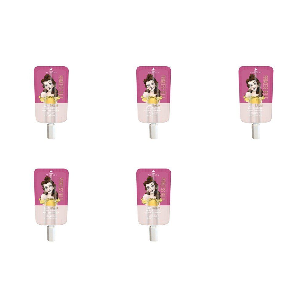 Disney Princess Belle Lip Balm Vanilla 10mL Pack of 5