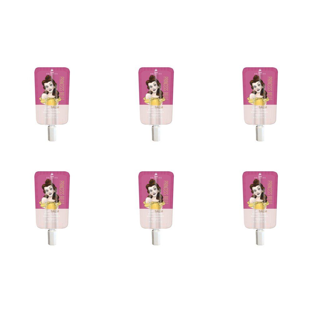 Disney Princess Belle Lip Balm Vanilla 10mL Pack of 6