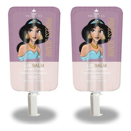 Disney Princess Jasmine Lip Balm Coconut 10mL Pack of 2