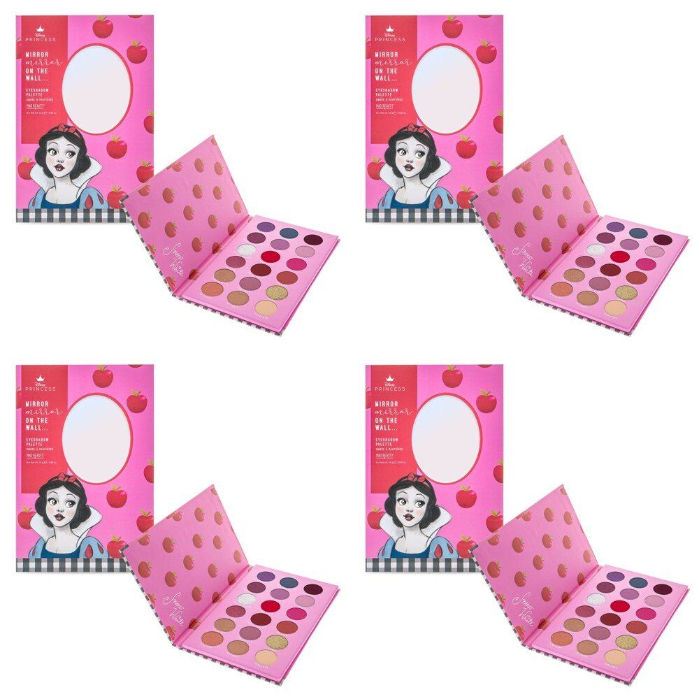 Disney Princess Snow White Mirror Mirror Eyeshadow Palette 18 Shades Pack of 4
