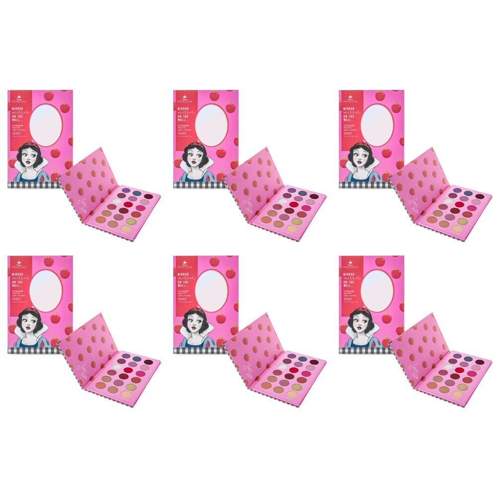 Disney Princess Snow White Mirror Mirror Eyeshadow Palette 18 Shades Pack of 6