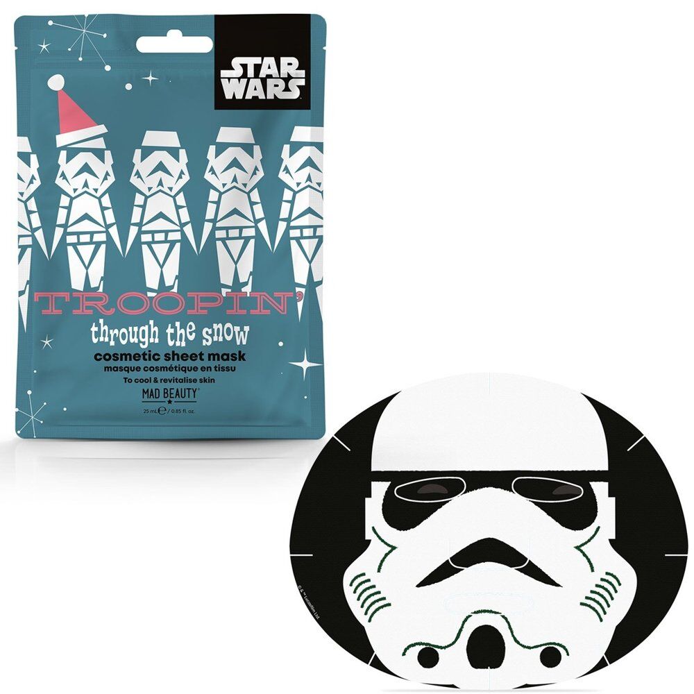 Disney Star Wars Troopin' Through the Snow Stormtrooper Face Mask Counter Display of 12 Bundle of 3