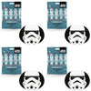 Disney Star Wars Troopin' Through the Snow Stormtrooper Face Mask Counter Display of 12 Bundle of 4