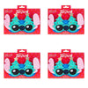 Disney Stitch at Christmas Plush Sleep Mask with Christmas Trees Pack of 4