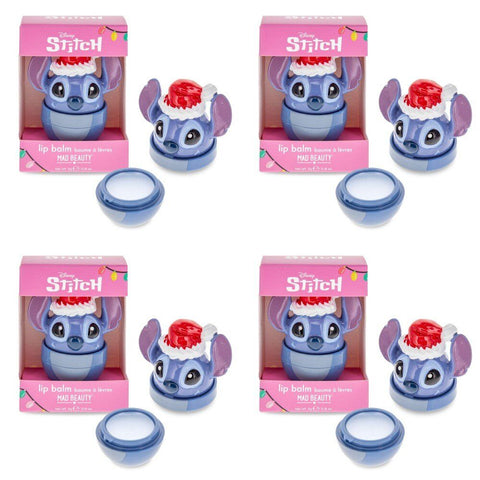 Disney Stitch Stitch-mas Santa Hat Lip Balm Pot 5g Pack of 4