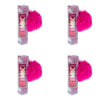 Disney Pixar Toy Story Lotso Raspberry Lip Balm 20mL with Pom Pom Charm Pack of 4