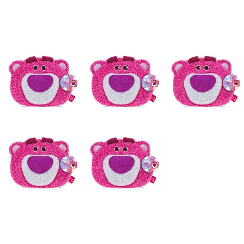 Disney Pixar Toy Story Lotso Plush Cosmetic Wash Bag Pack of 5