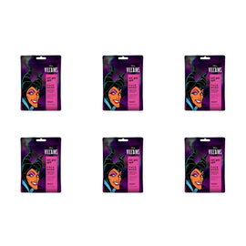 Disney Villains Maleficent Cast Your Spell Sheet Face Mask Counter Display of 12 Bundle of 6