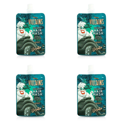 Disney Villains Ursula Seaweed Hair Mask Pack of 4