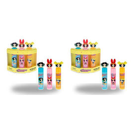 Warner Bros The Powerpuff Girls Lip Balm Trio 3 x 4g Bundle of 2