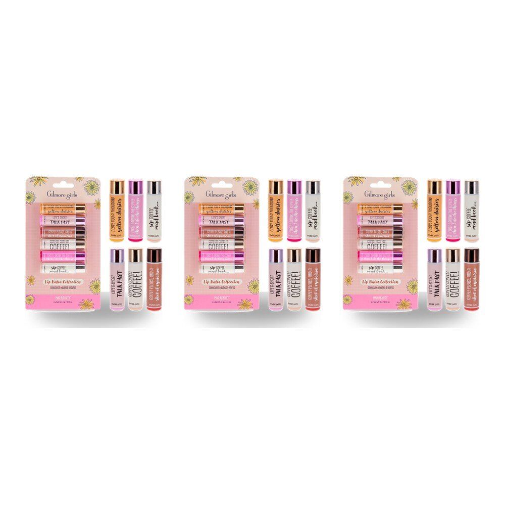 Warner Bros Gilmore Girls Lip Balm Collection 6 x 4g Bundle of 3