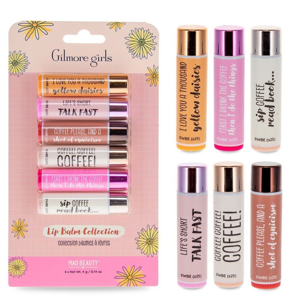 Warner Bros Gilmore Girls Lip Balm Collection 6 x 4g Bundle of 4
