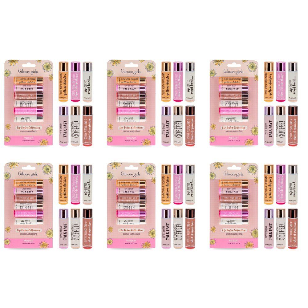 Warner Bros Gilmore Girls Lip Balm Collection 6 x 4g Bundle of 6