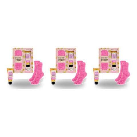 Warner Bros Gilmore Girls Sock Set with Foot Lotion 100mL Bundle of 3