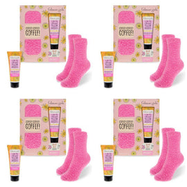Warner Bros Gilmore Girls Sock Set with Foot Lotion 100mL Bundle of 4