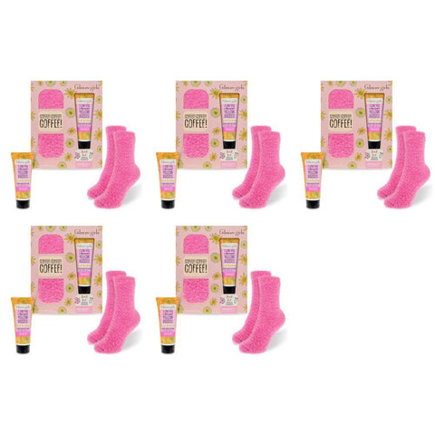 Warner Bros Gilmore Girls Sock Set with Foot Lotion 100mL Bundle of 5