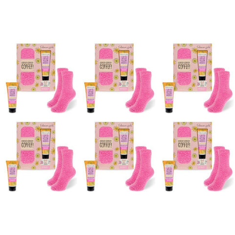 Warner Bros Gilmore Girls Sock Set with Foot Lotion 100mL Bundle of 6