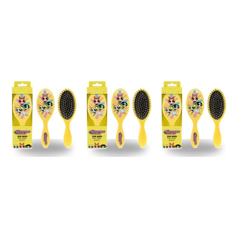 Warner Bros The Powerpuff Girls Hair Brush Pack of 3