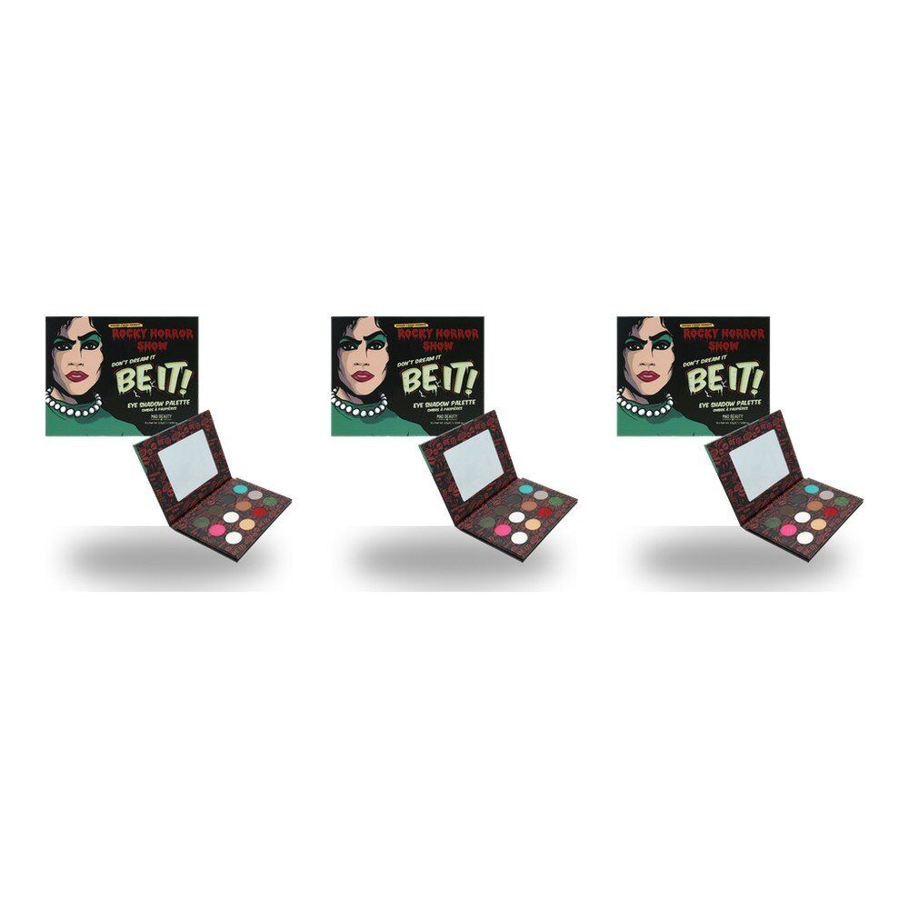 Mad Beauty Rocky Horror Show Don't Dream It Be It Eyeshadow Palette 12 x 2.5g Pack of 3