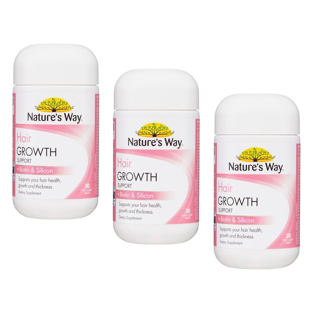 Nature's Way Hair Growth Support 30 Tablets Pack of 3