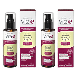 Plunketts Vita E Natural Vitamin E Quick Dry Oil 125mL Pack of 2