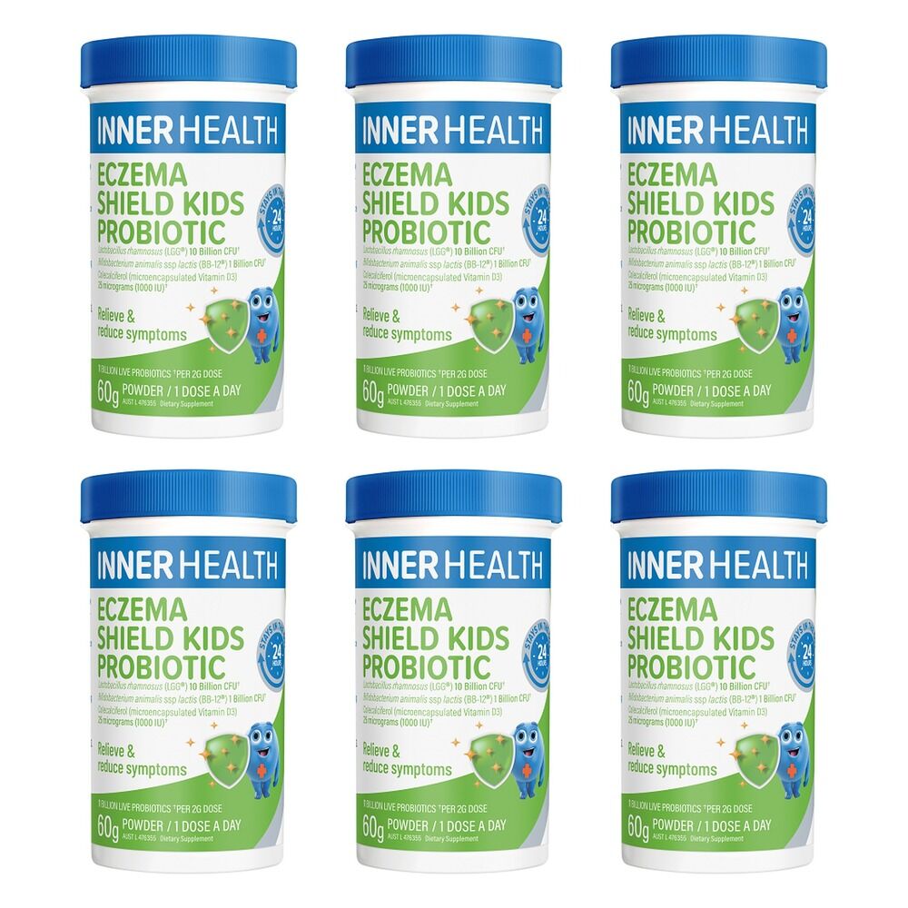 Inner Health Eczema Shield Kids Probiotic 60g Pack of 6