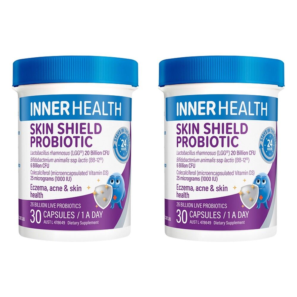 Inner Health Skin Shield Probiotic 30 Capsules Pack of 2
