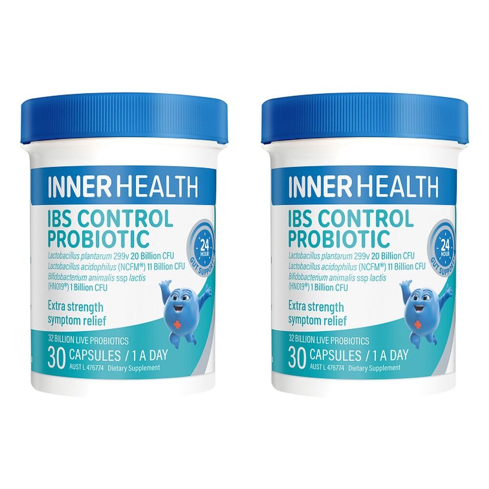 Inner Health IBS Control Probiotic 30 Capsules Pack of 2