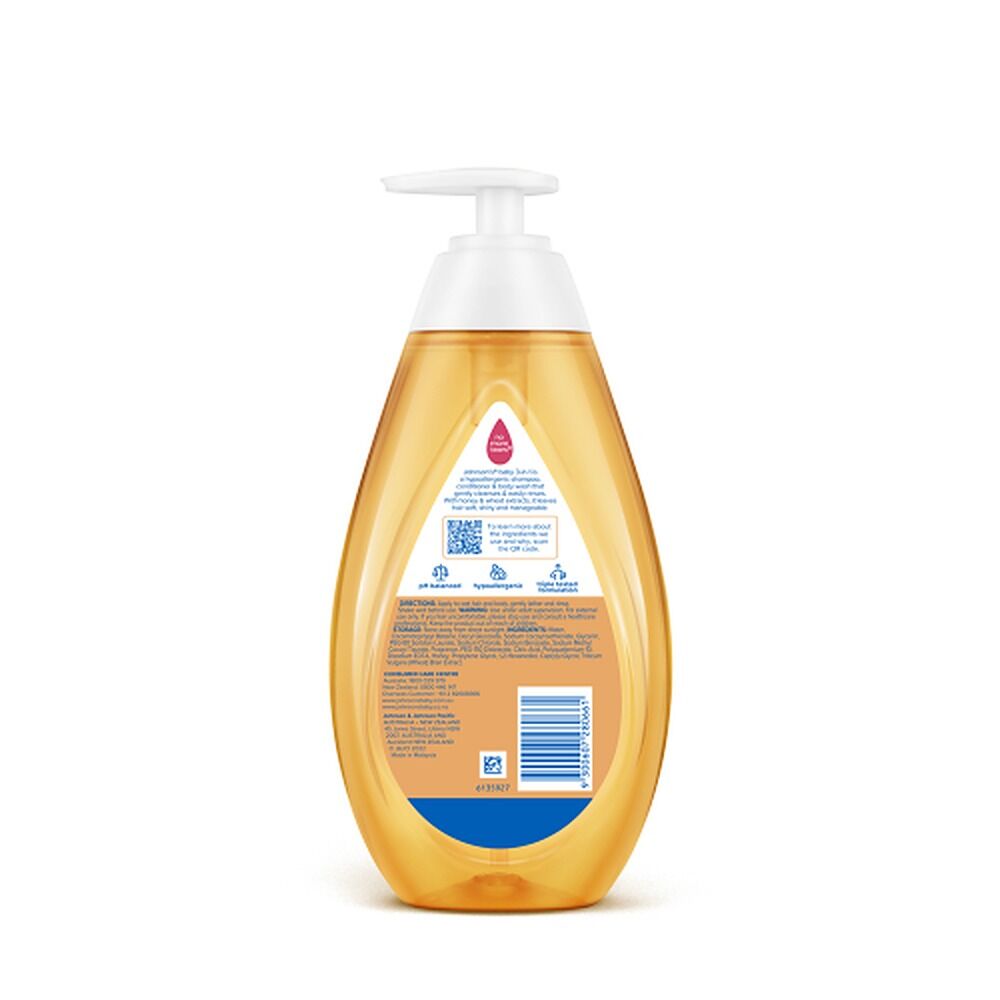 Johnson's Baby 3-in-1 Shampoo, Conditioner & Wash 500mL
