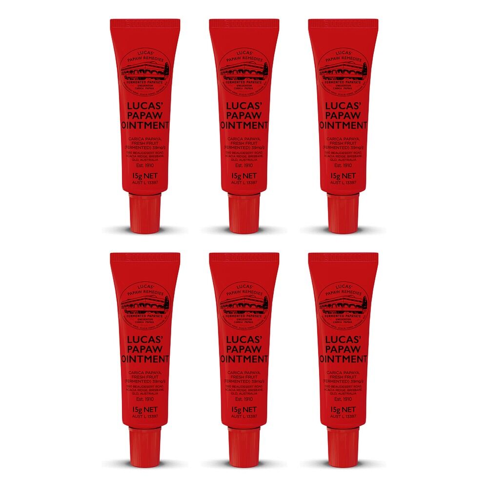 Lucas' Papaw Ointment 15g x 6 Bundle of 6
