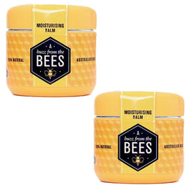 A Buzz From The Bees Natural Moisturising Balm 50g Pack of 2 Australian Made