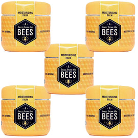 A Buzz From The Bees Natural Moisturising Balm 50g Pack of 5 Australian Made