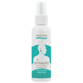 Natural Look Antiseptic Lotion 125ml For Ear & Body Piercings AU Made