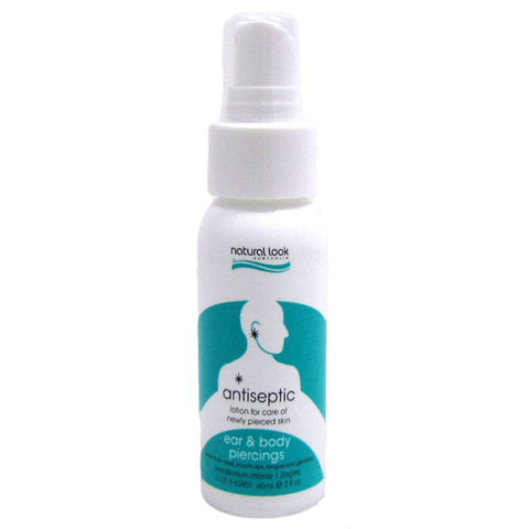 Natural Look Antiseptic Lotion 60ml Piercing Aftercare Spray AU Made