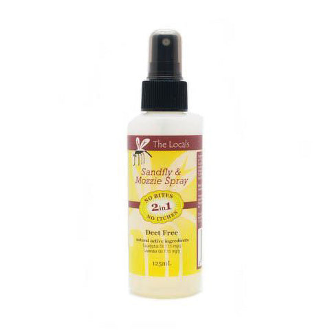 The Locals Sandfly & Mosquito Spray 125ml DEET-Free Repellent & Relief