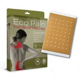 Byron Bay Eco Pain Relief Patches x6 9x13cm Heat Pads for Aches & Strains