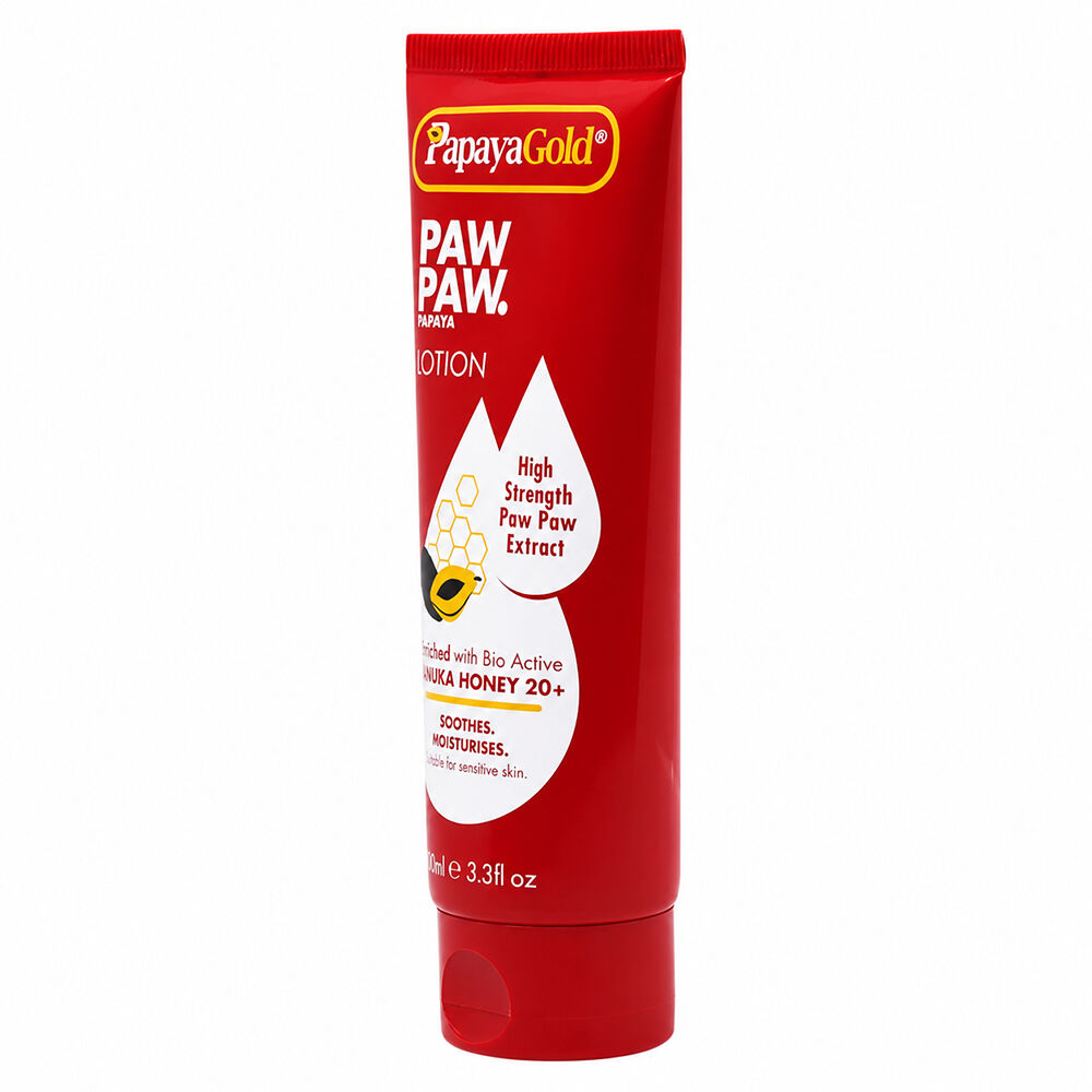 Papaya Gold Paw Paw Lotion 100ml Manuka Honey 20+ Sensitive Skin Care
