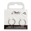 Halo Sleepers 14mm Gem Huggie Earrings Stainless Steel 16G Hypoallergenic