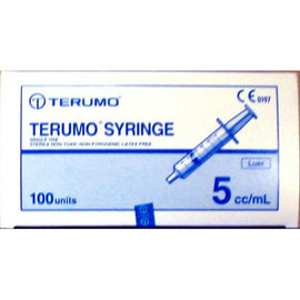 Terumo Syringe 5mL Luer Slip Box of 100