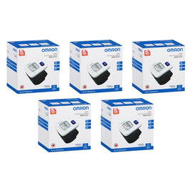 Omron Wrist Blood Pressure Monitor Basic HEM-6161 Pack of 5