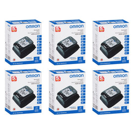 Omron HEM6232T Bluetooth Wrist Blood Pressure Monitor Pack of 6