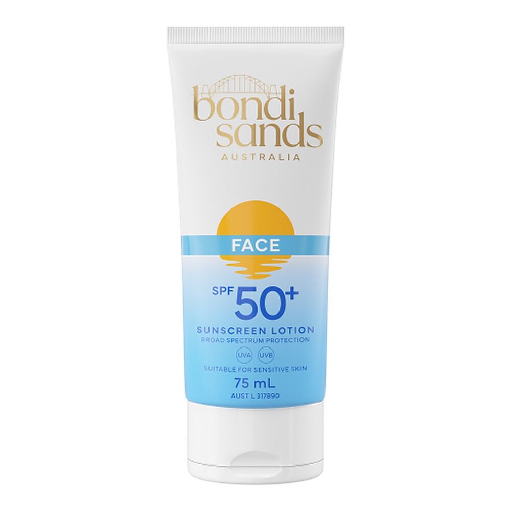 Bondi Sands Face Sunscreen Lotion SPF50+ 75mL