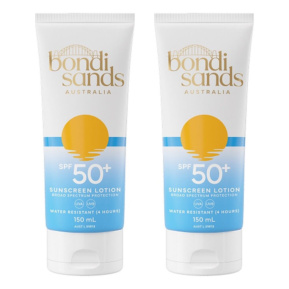 Bondi Sands Sunscreen Lotion SPF50+ 150mL Pack of 2