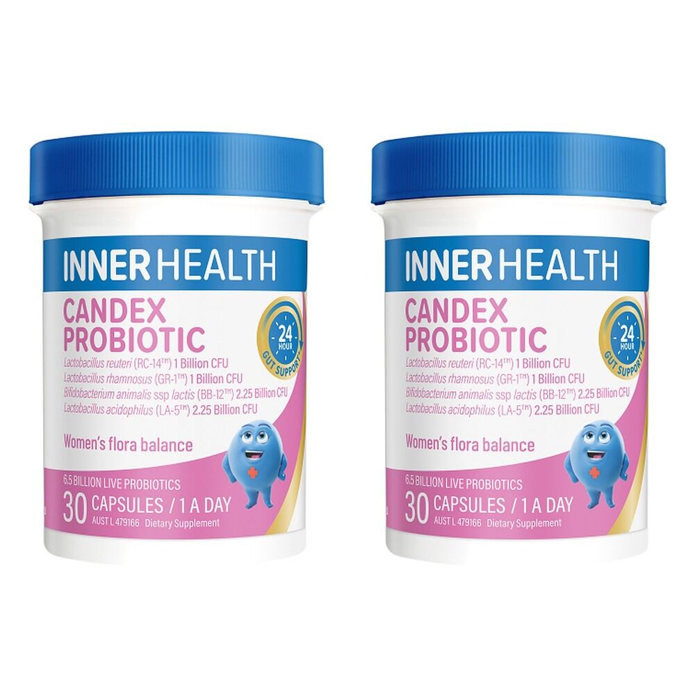 Inner Health Candex Probiotic 30 Capsules Pack of 2