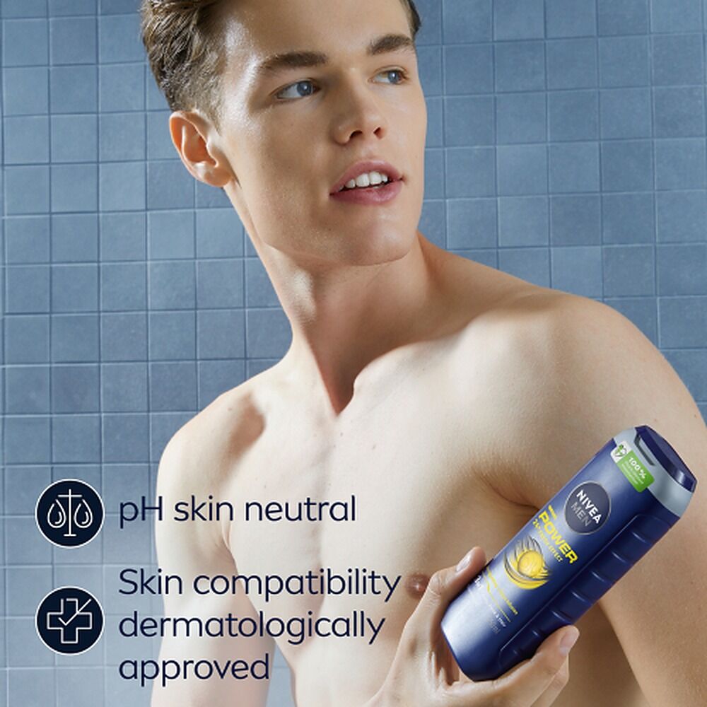 NIVEA Men Power Fresh Shower Gel 500mL