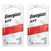 Energizer 377 Silver Oxide Watch Battery Pack of 2