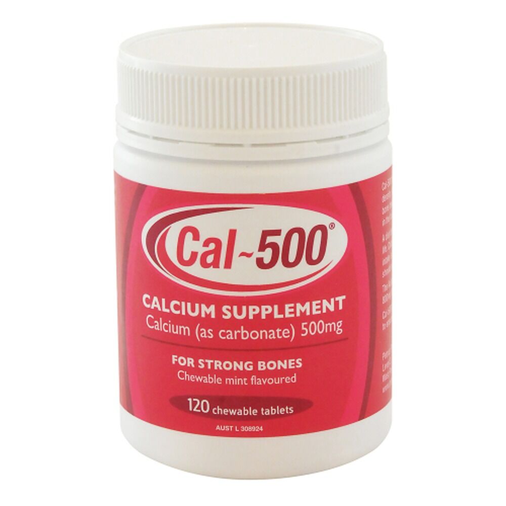 Cal-500 Chewable Tablets 120 Bottle